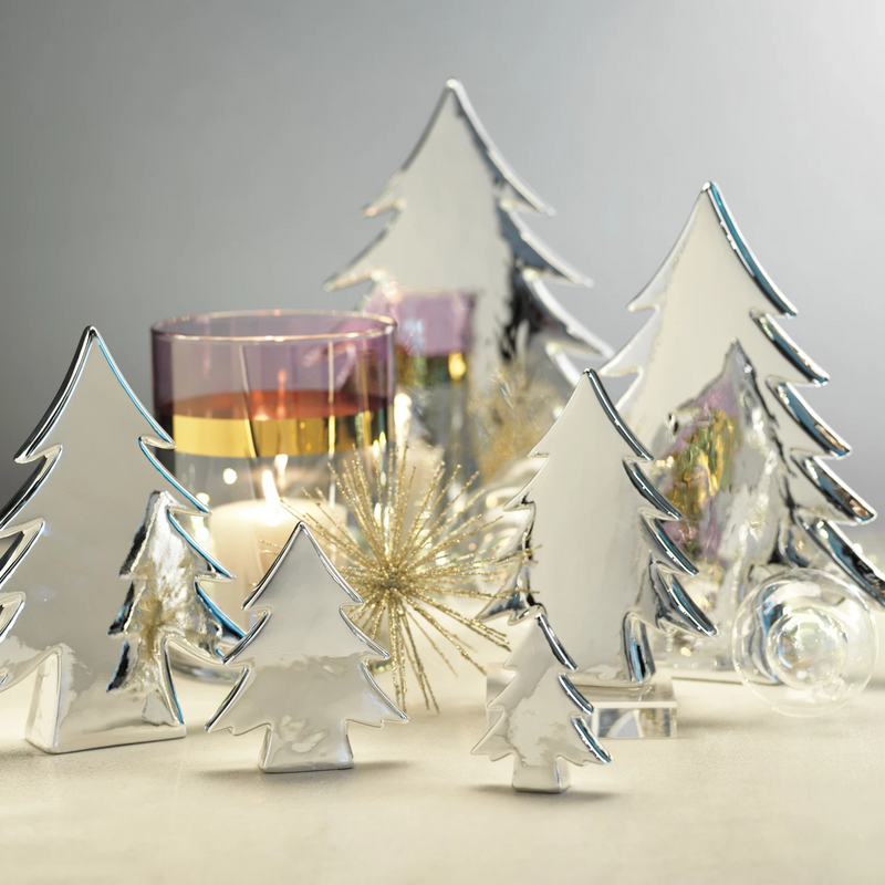 Teton Silver Ceramic Tree - Christmas Trees by Carlyle Avenue
