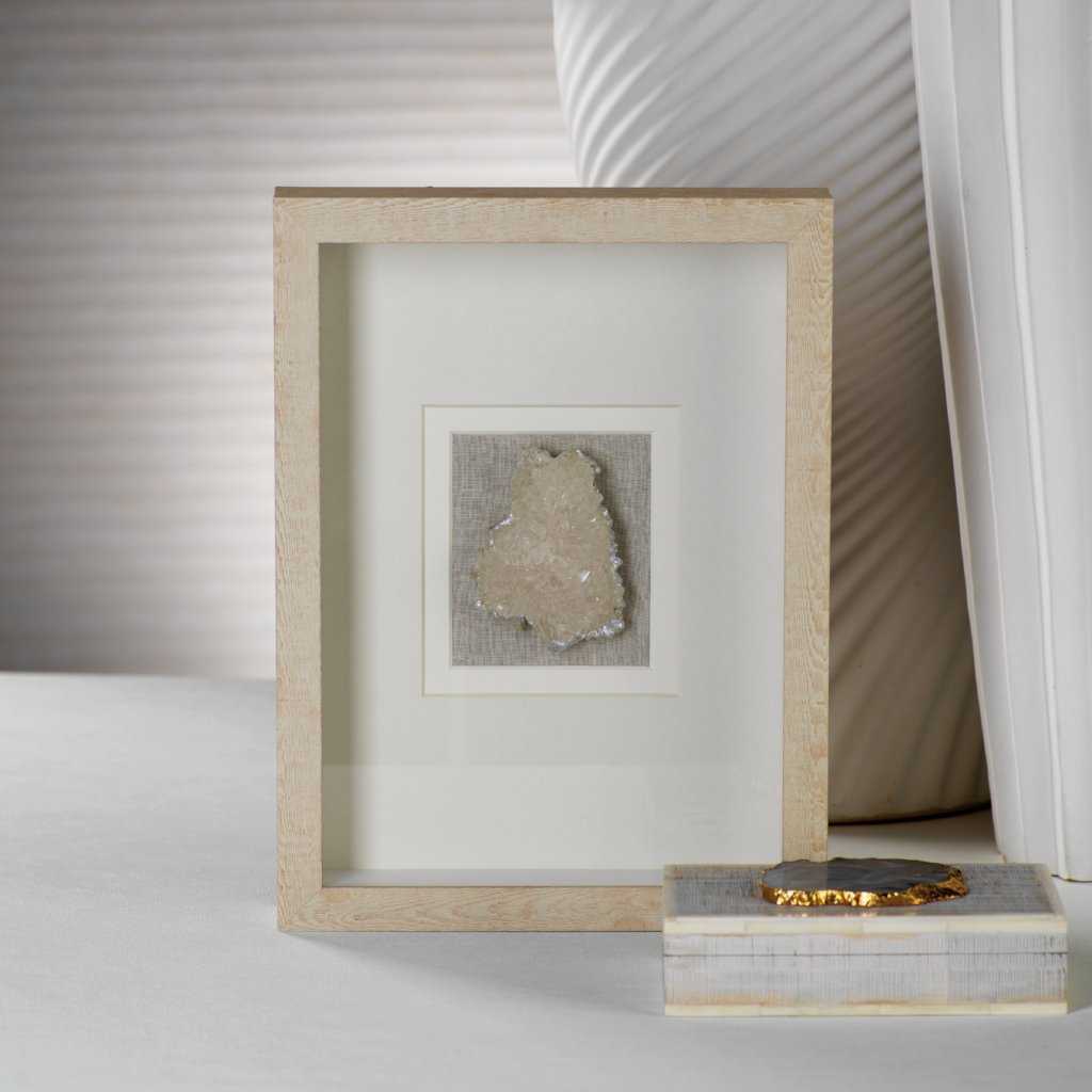 Natural Framed Crystal - CARLYLE AVENUE