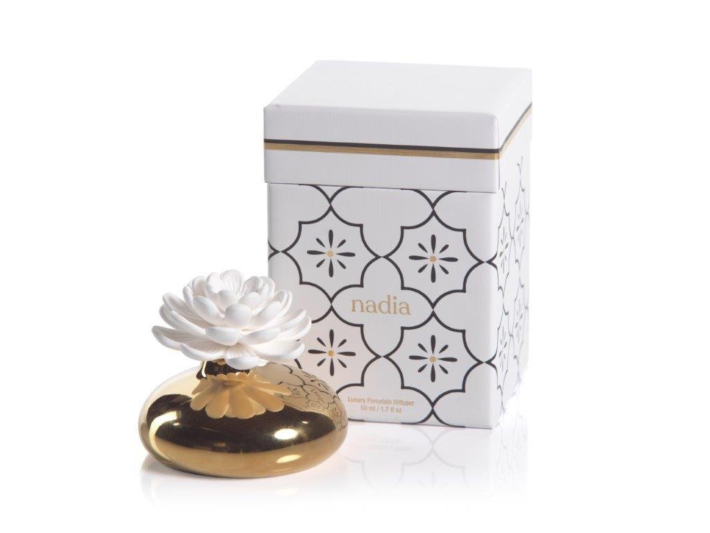 Nadia Porcelain Flower Diffuser - CARLYLE AVENUE