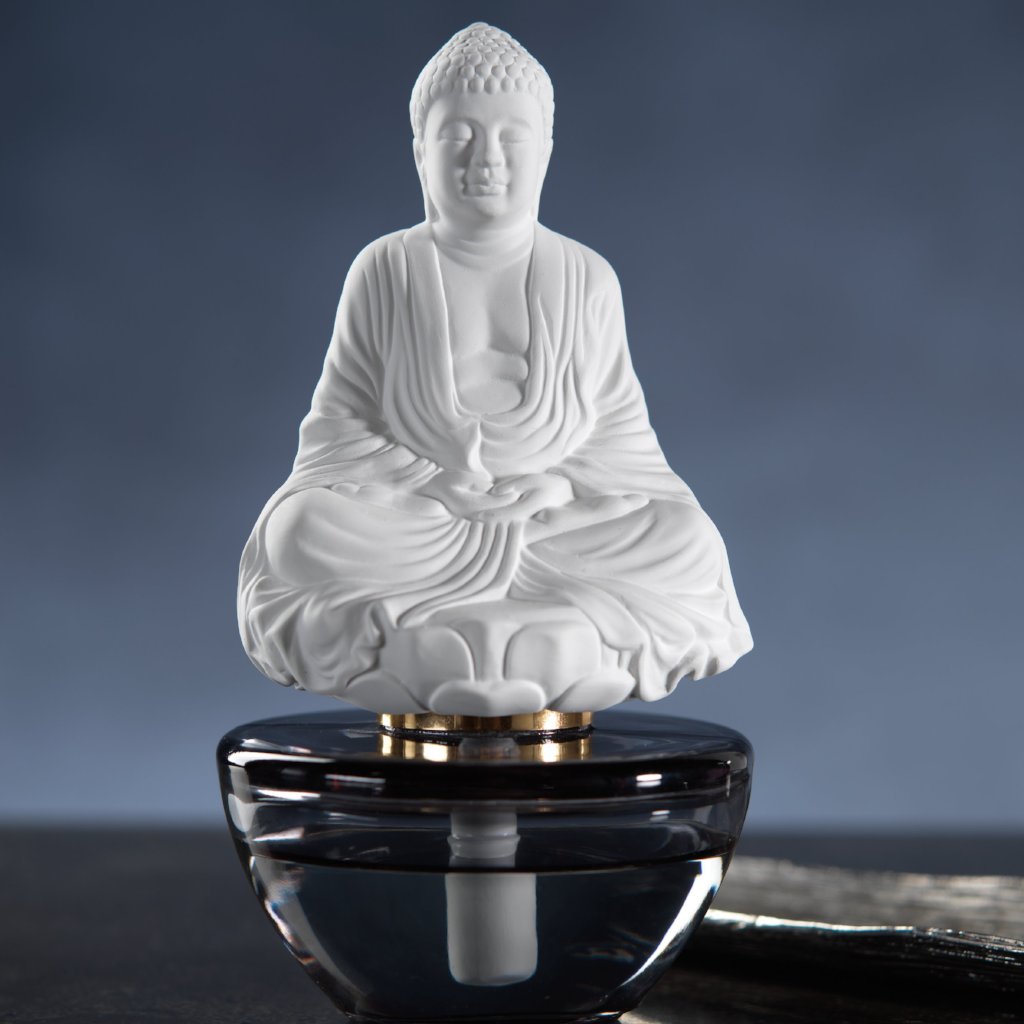 Mantra Buddha Porcelain Diffuser - Aegean Teakwood - CARLYLE AVENUE