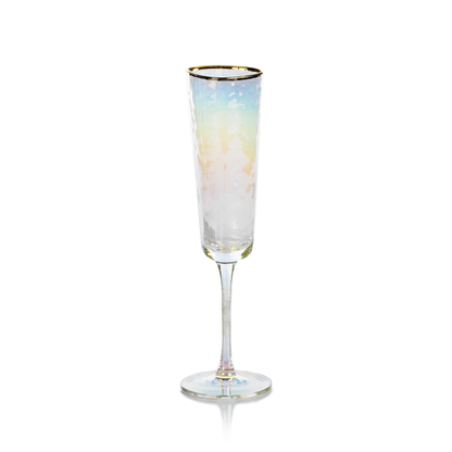 Aperitivo Triangular Stemware - Luster with Gold Rim (Single) - Drinkware by Carlyle Avenue