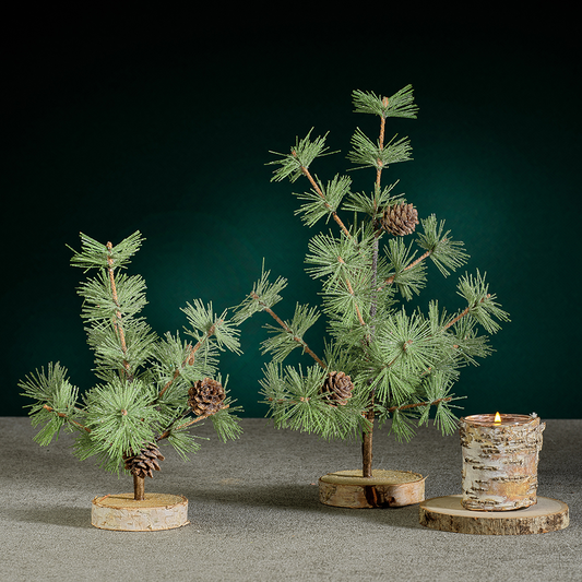 Pine Needle Tree with Pinecones