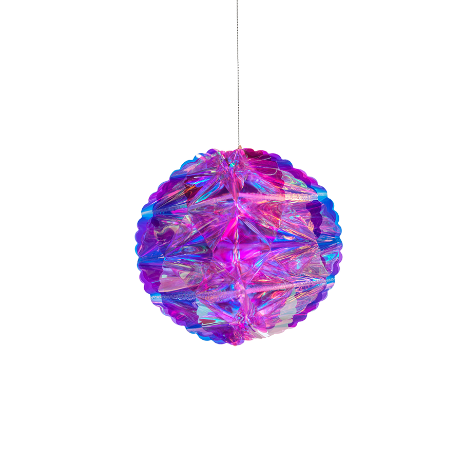 Wish Iridescent Decoration Ball Ornament - Purple