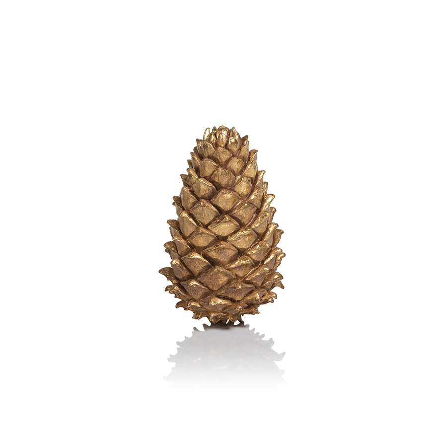 Golden Decorative Pine Cone