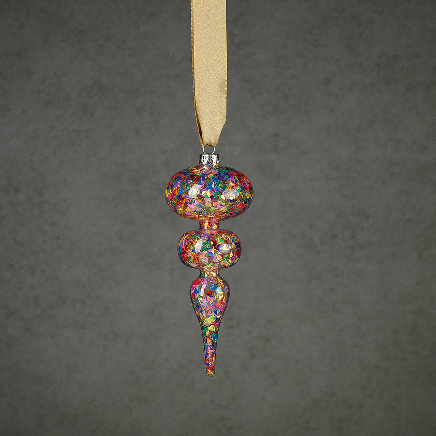 Multicolor Sequin Ornament - Set of 4 - Ornaments by Carlyle Avenue