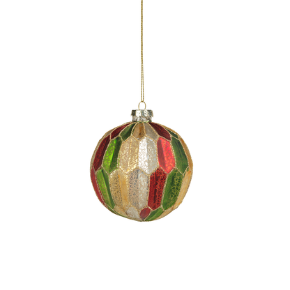 Multicolor Glass Ball Ornament - Ornaments by Carlyle Avenue