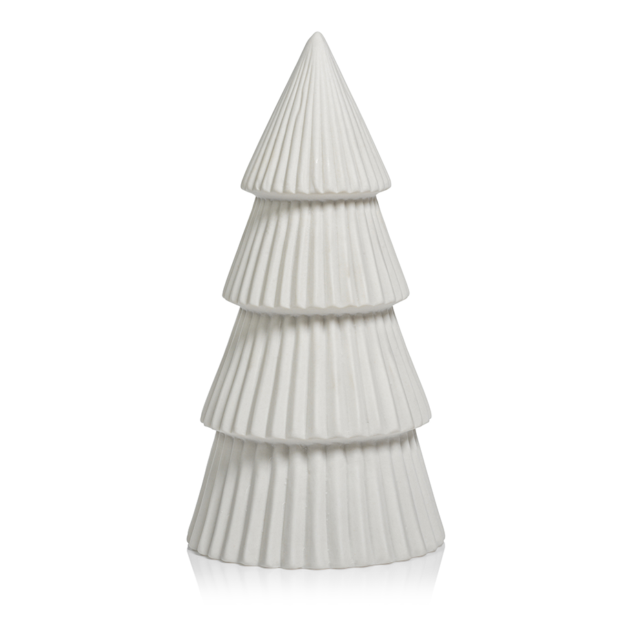 Ceramic Holiday Tree - Matte White