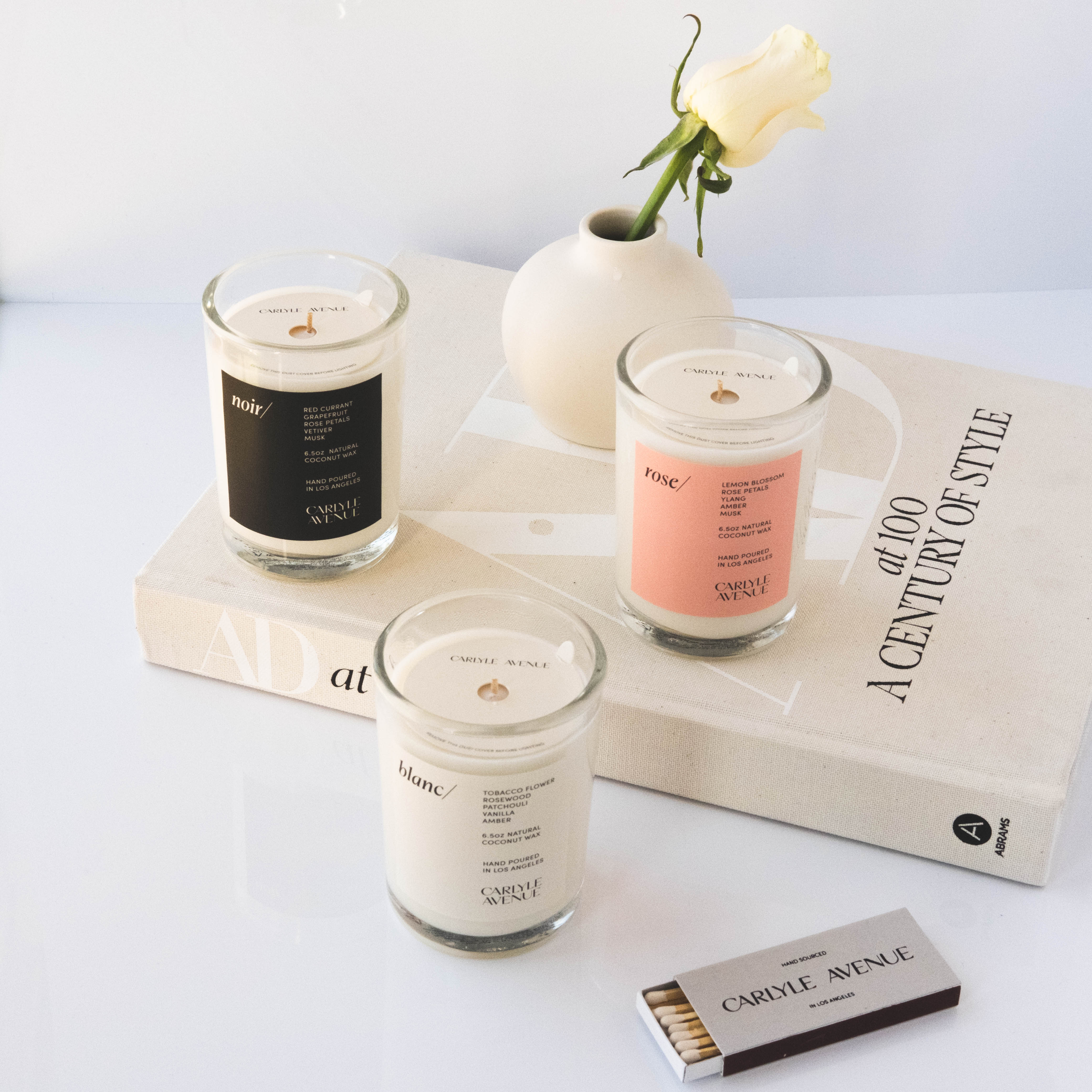 Carlyle Avenue Scented Candle - Rose