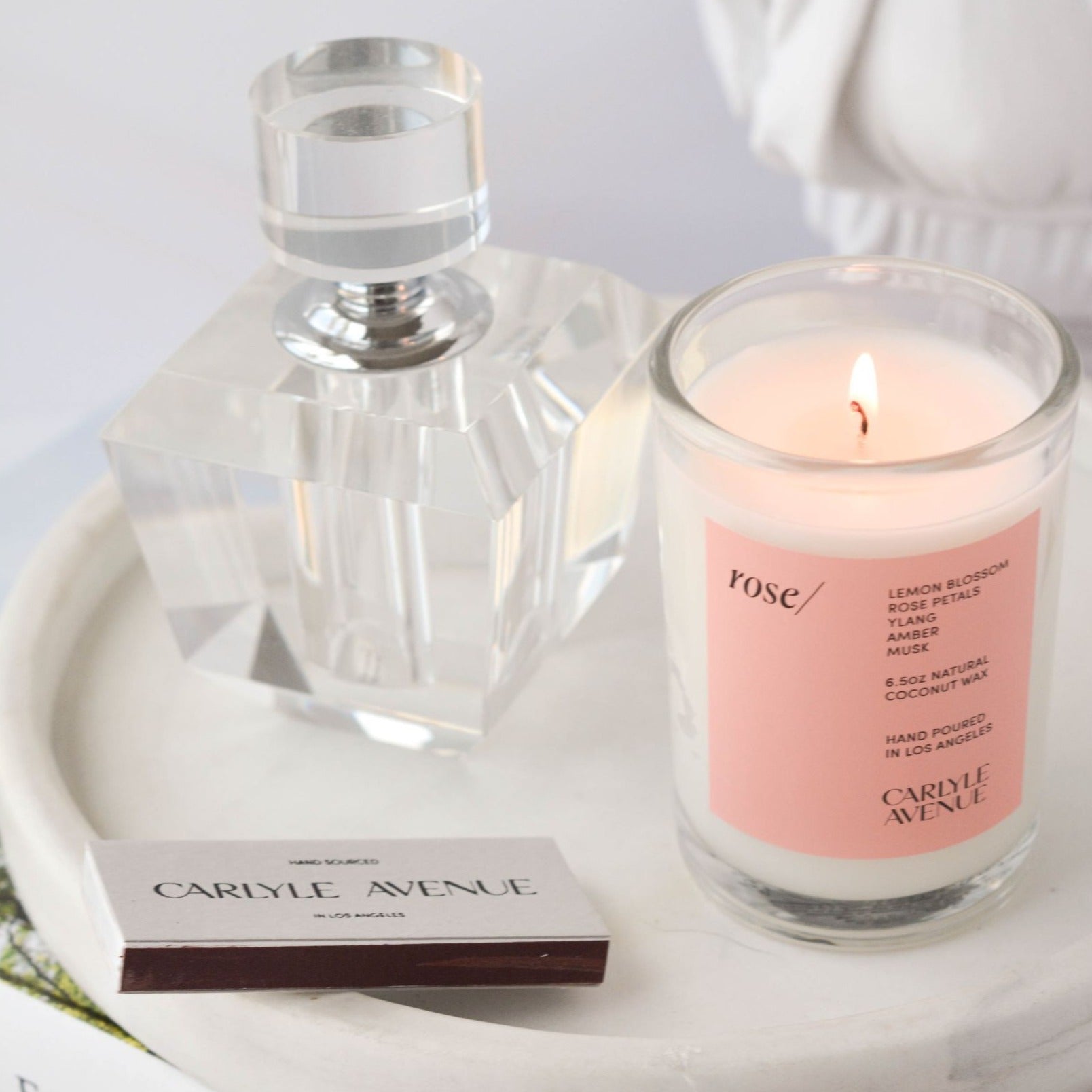 Carlyle Avenue Scented Candle - Rose