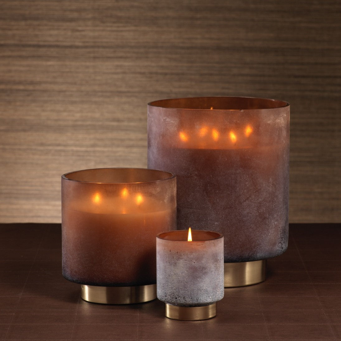 Cortina Scented Candle Jars and Hurricane - Amber - CARLYLE AVENUE