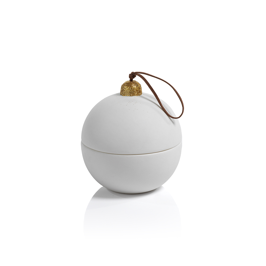 Porcelain Round Ornament Candle