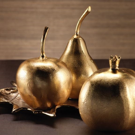 Golden Decorative Fruit - Decorative Accessories by Carlyle Avenue