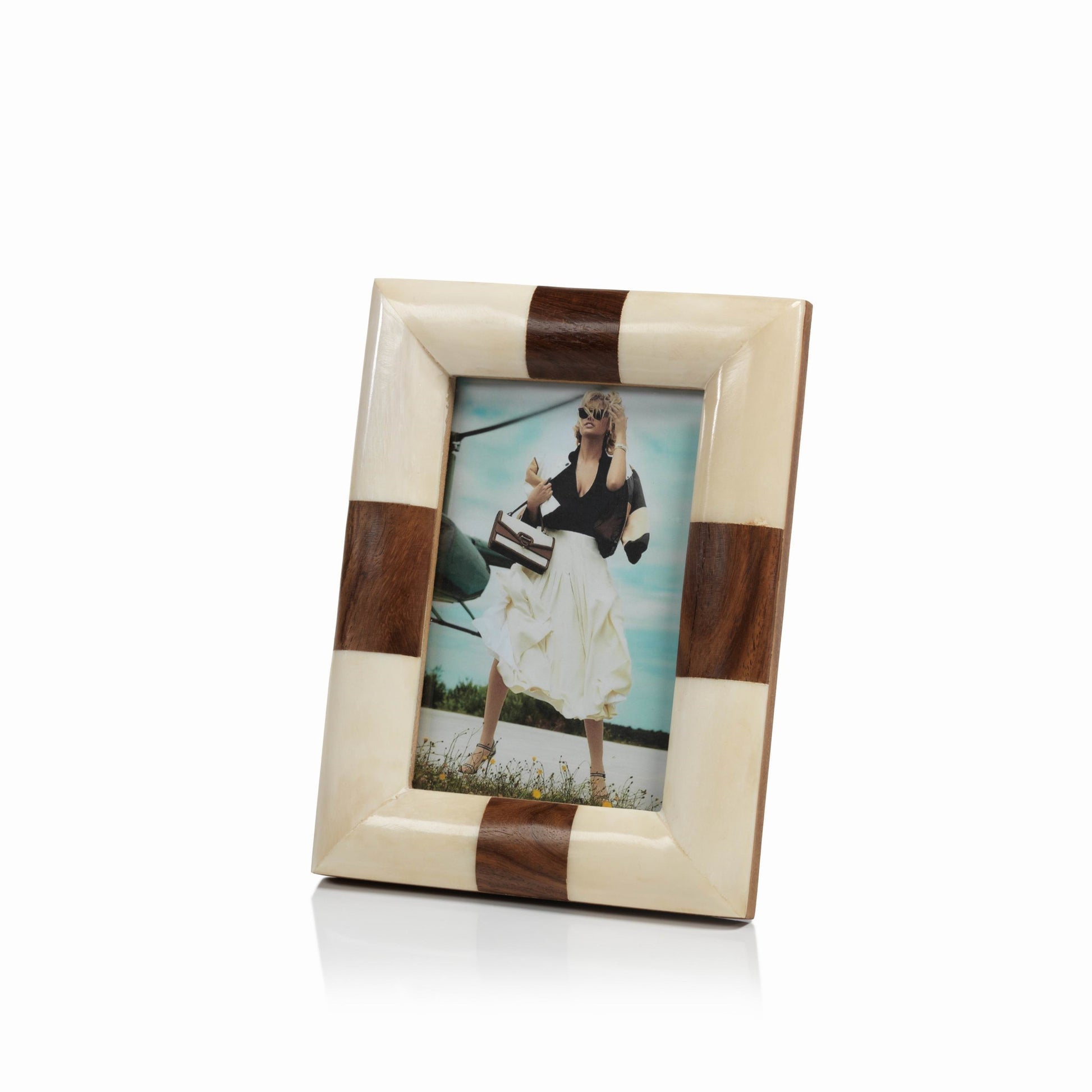 Kenya White Bone Photo Frame - CARLYLE AVENUE