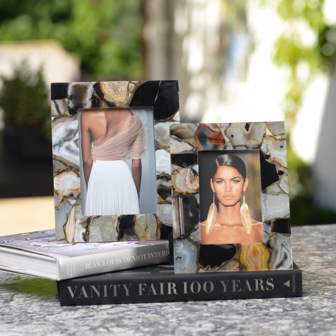 Bahia Agate Photo Frame - CARLYLE AVENUE