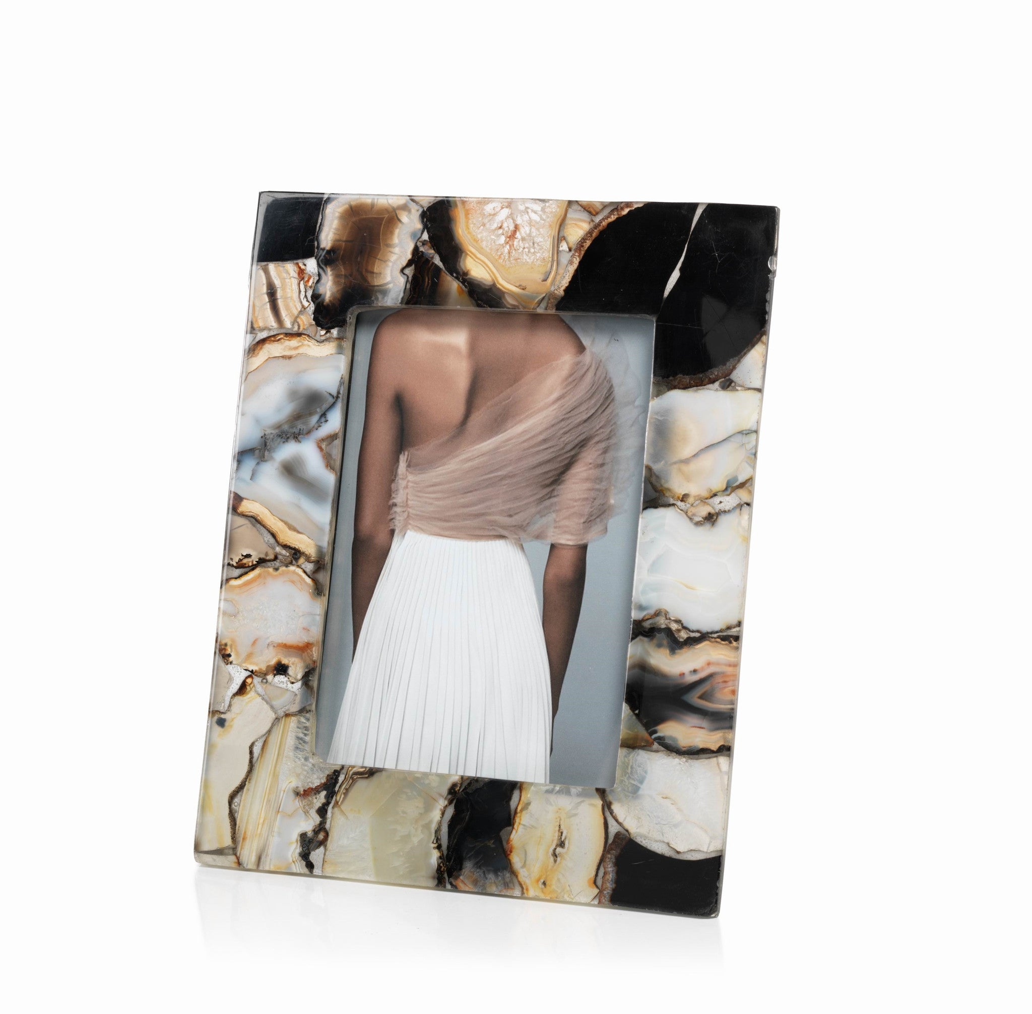Bahia Agate Photo Frame - 4 x 6 - Picture Frames by Carlyle Avenue