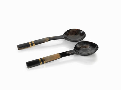 Seychelles Salad Server w/ Horn Handle - Kitchenware by Carlyle Avenue