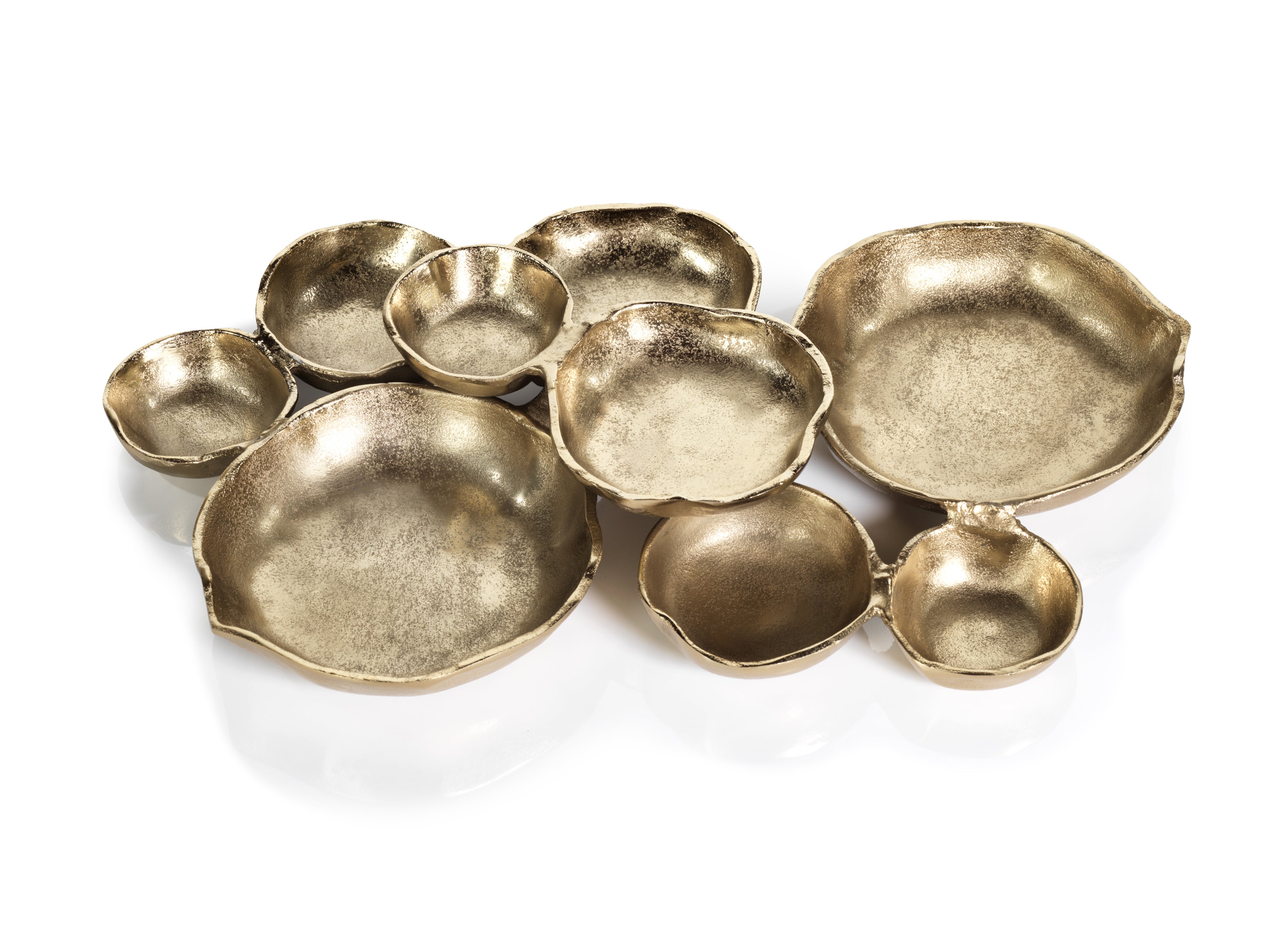 Cluster of Nine Serving Bowls - Dark Gold - CARLYLE AVENUE