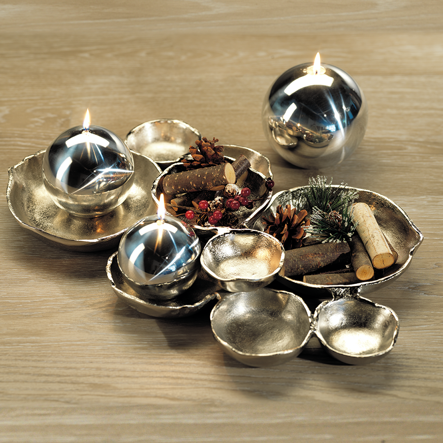 Cluster of Nine Serving Bowls - Nickel - PREORDER Cluster of Nine Serving Bowls - Nickel - PREORDER