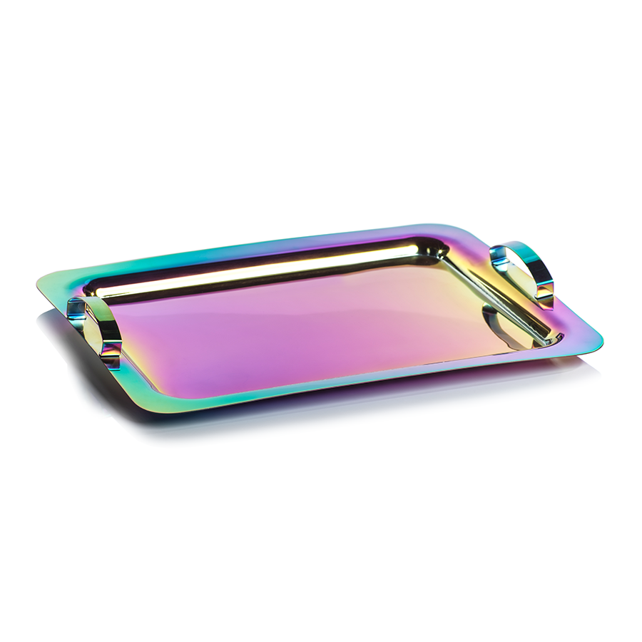 Stainless Steel Rainbow Serving Tray