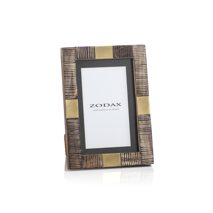 Lagos Horn and Brass Photo Frame - Picture Frames by Carlyle Avenue