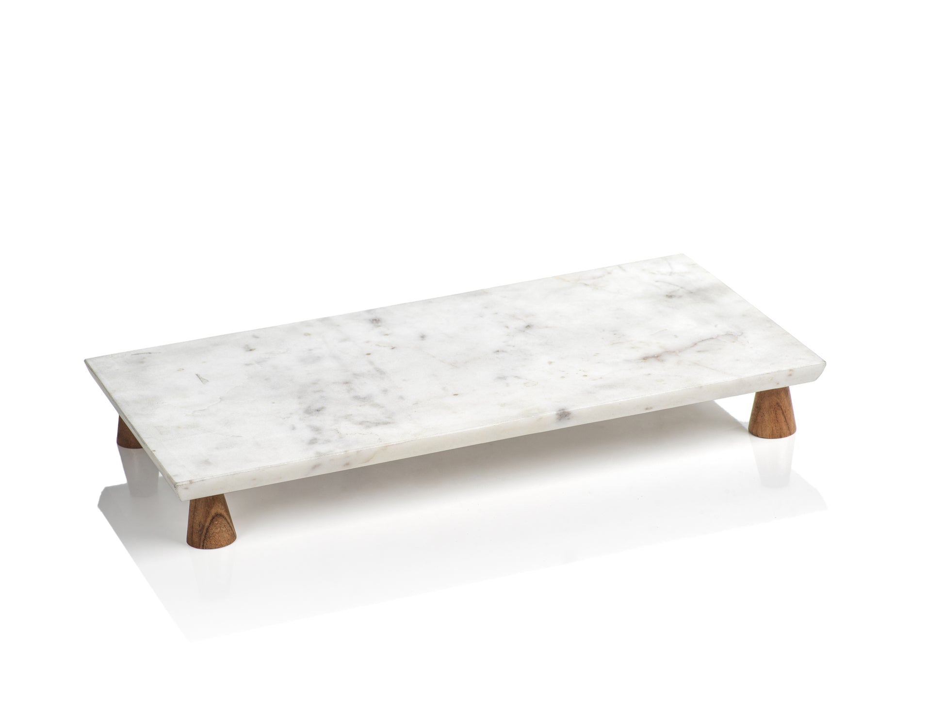 Amalfi Marble Cheese Tray on Acacia Wood - CARLYLE AVENUE