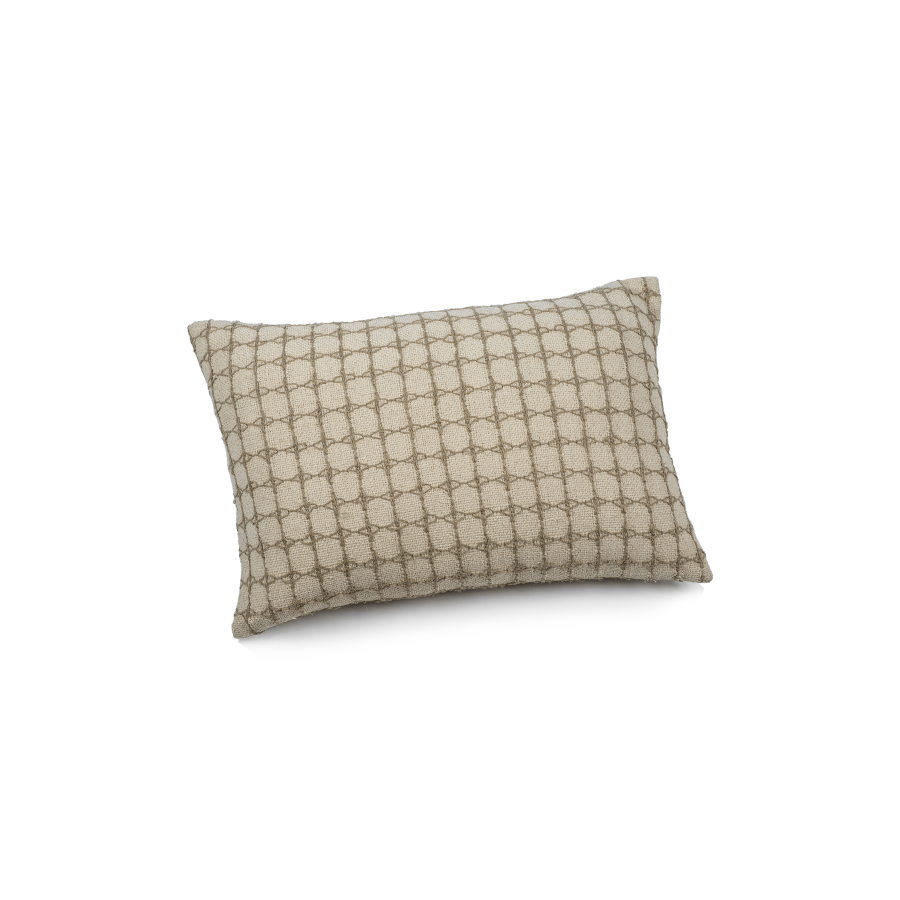 Canaria Linen Throw Pillow - Interlacing