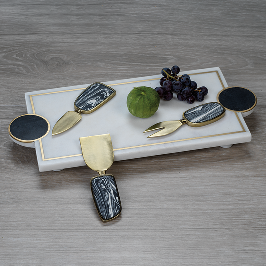 Kadappa Stone and Marble Tray