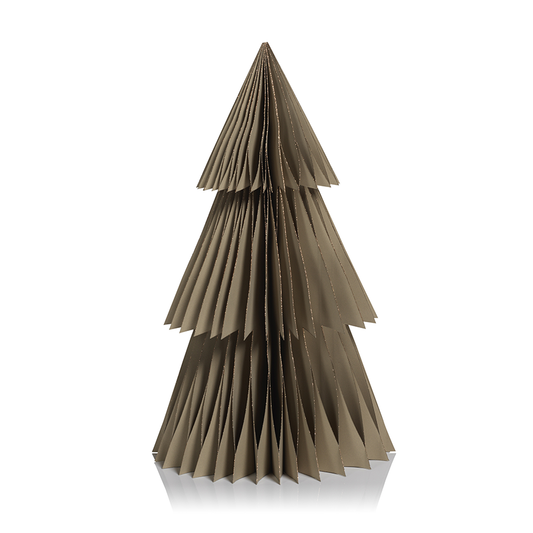 Wish Paper Decorative Tree & Ornaments - Off White & Gold - Christmas Decor by Carlyle Avenue