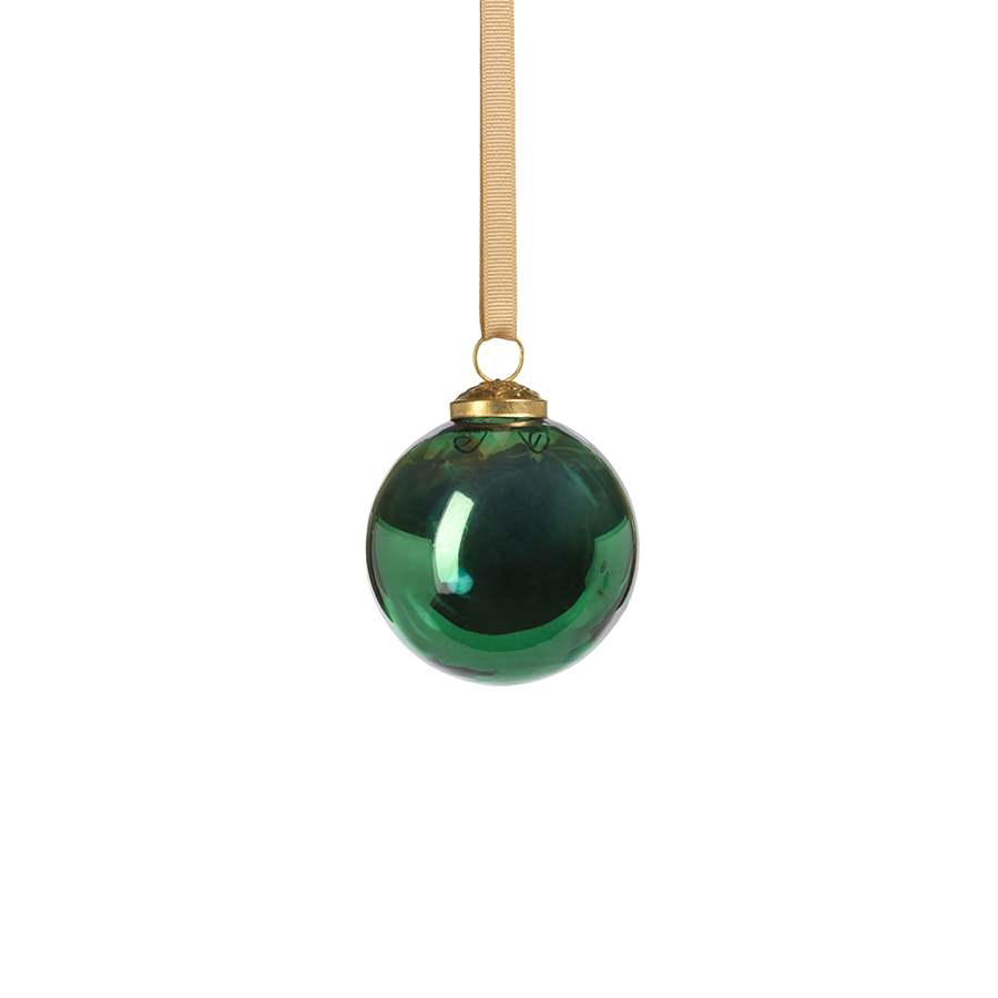 Ombre Luster Ornament - Green