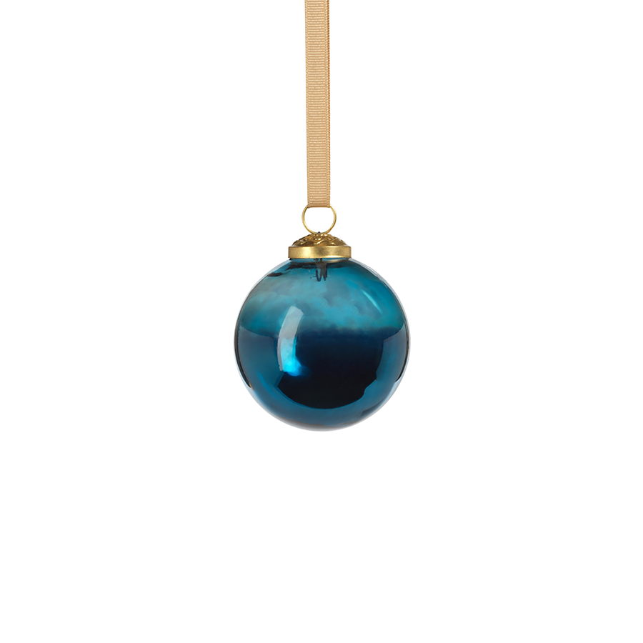 Ombre Luster Ornament - Blue