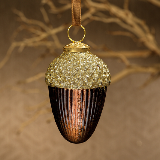 Acorn Ornament - Bronze - Set of 4