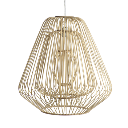 Bamboo & Rattan Layered Pendants - Lamps by Carlyle Avenue
