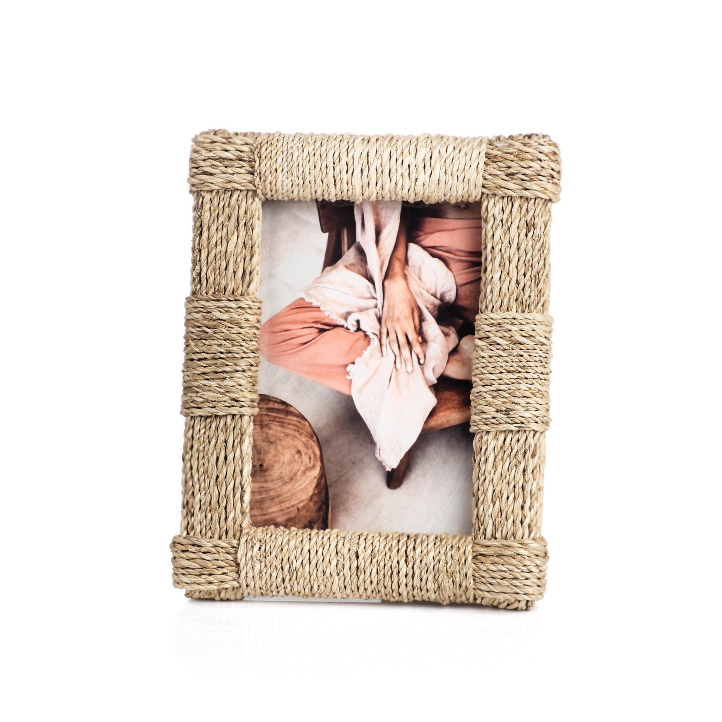 Abaca Rope Photo Frame - CARLYLE AVENUE