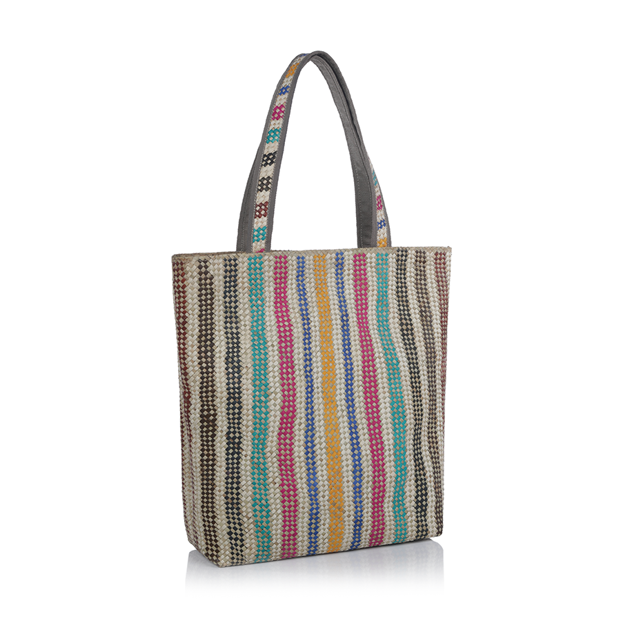 Mia All Purpose Bag - Vertical Rainbow