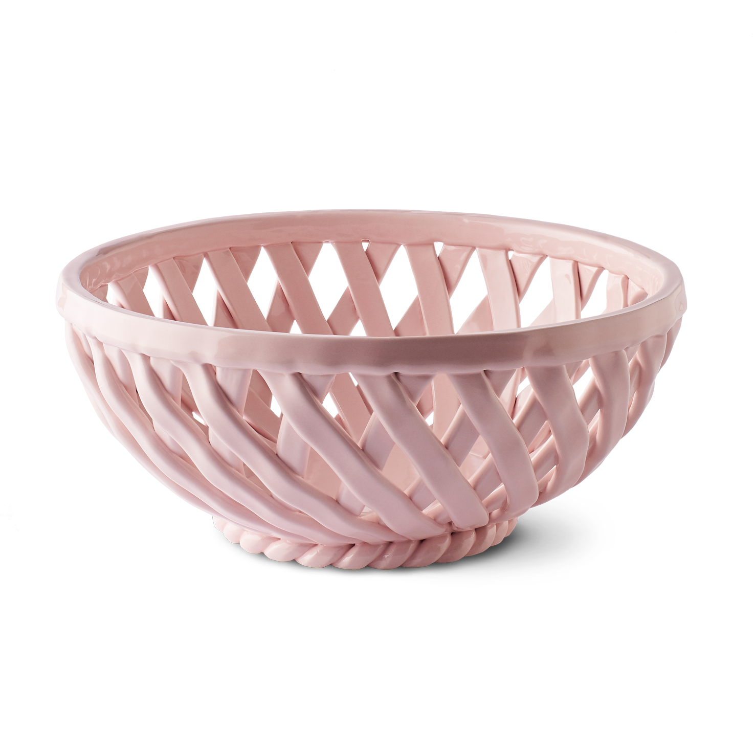Ceramic Basket - Pink