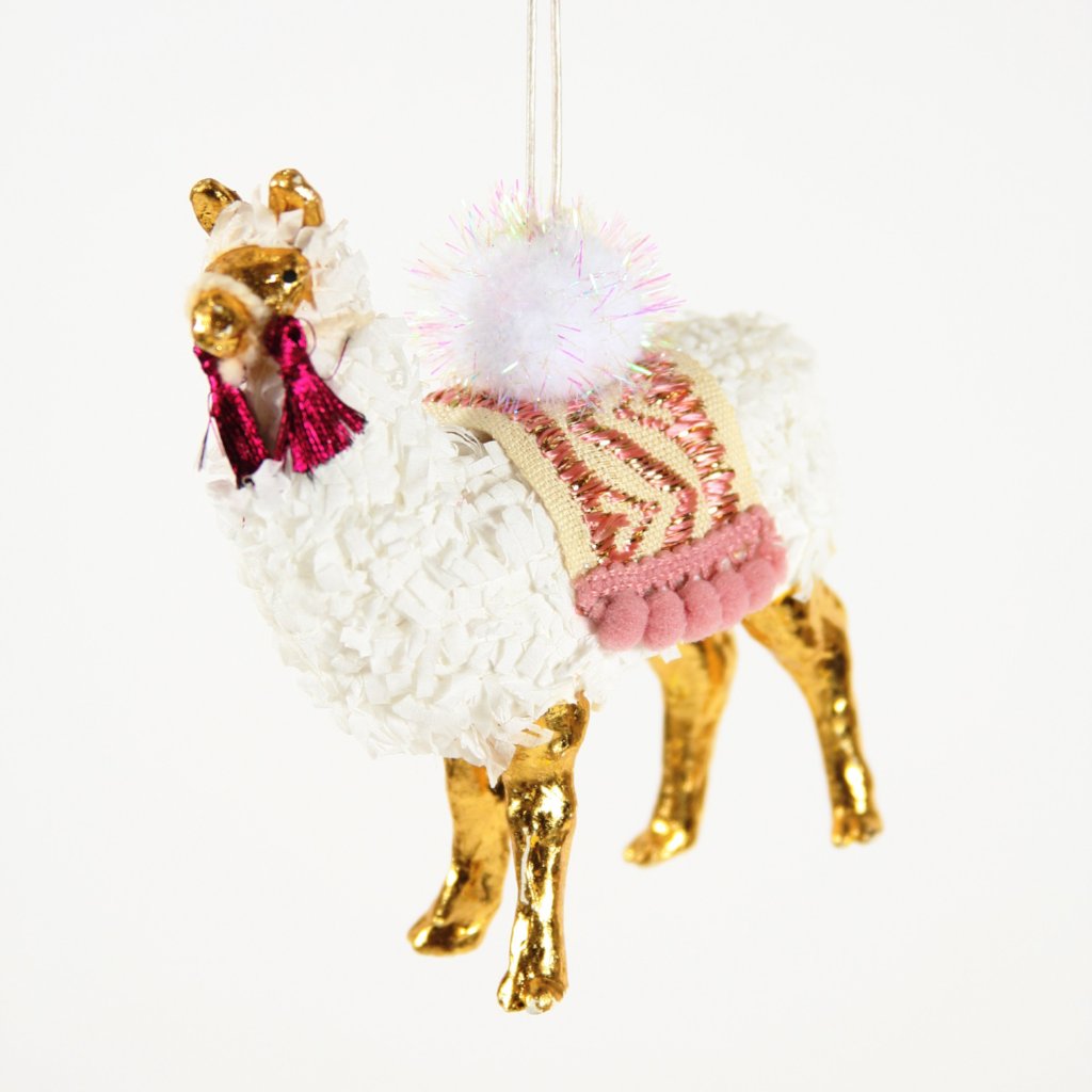 Winter Llama Ornament - CARLYLE AVENUE