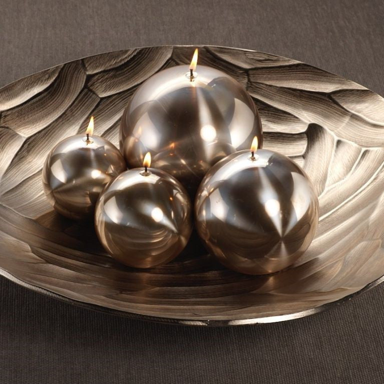 Titanium Ball Candle - Gold - CARLYLE AVENUE