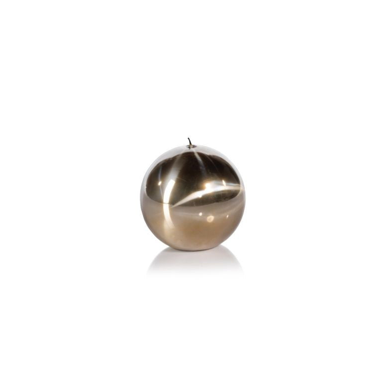 Titanium Ball Candle - Gold - CARLYLE AVENUE