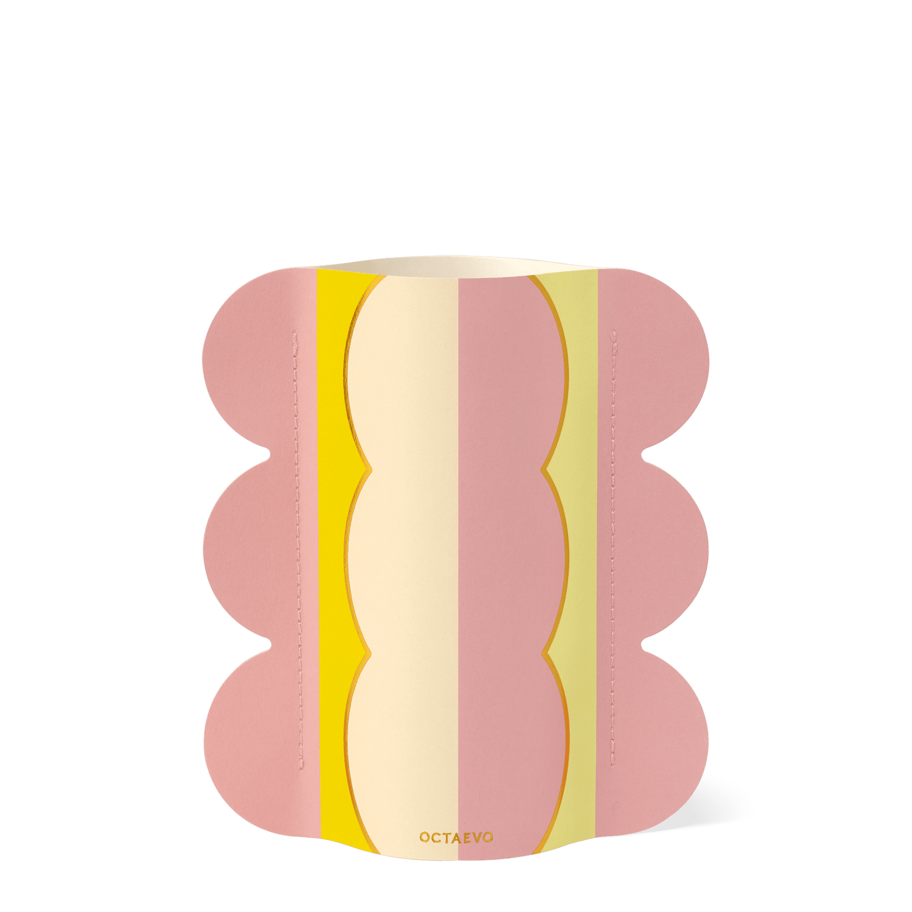 Riviera Paper Vase - Pink - Small