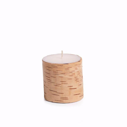 Birchwood Scented Pillar Candles - Set of 4 - Candles by Carlyle Avenue