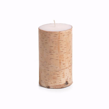 Birchwood Scented Pillar Candles - Set of 4 - Candles by Carlyle Avenue