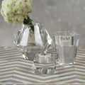 Dina Clear Crystal Tealight Holder - Candle Holders by Carlyle Avenue