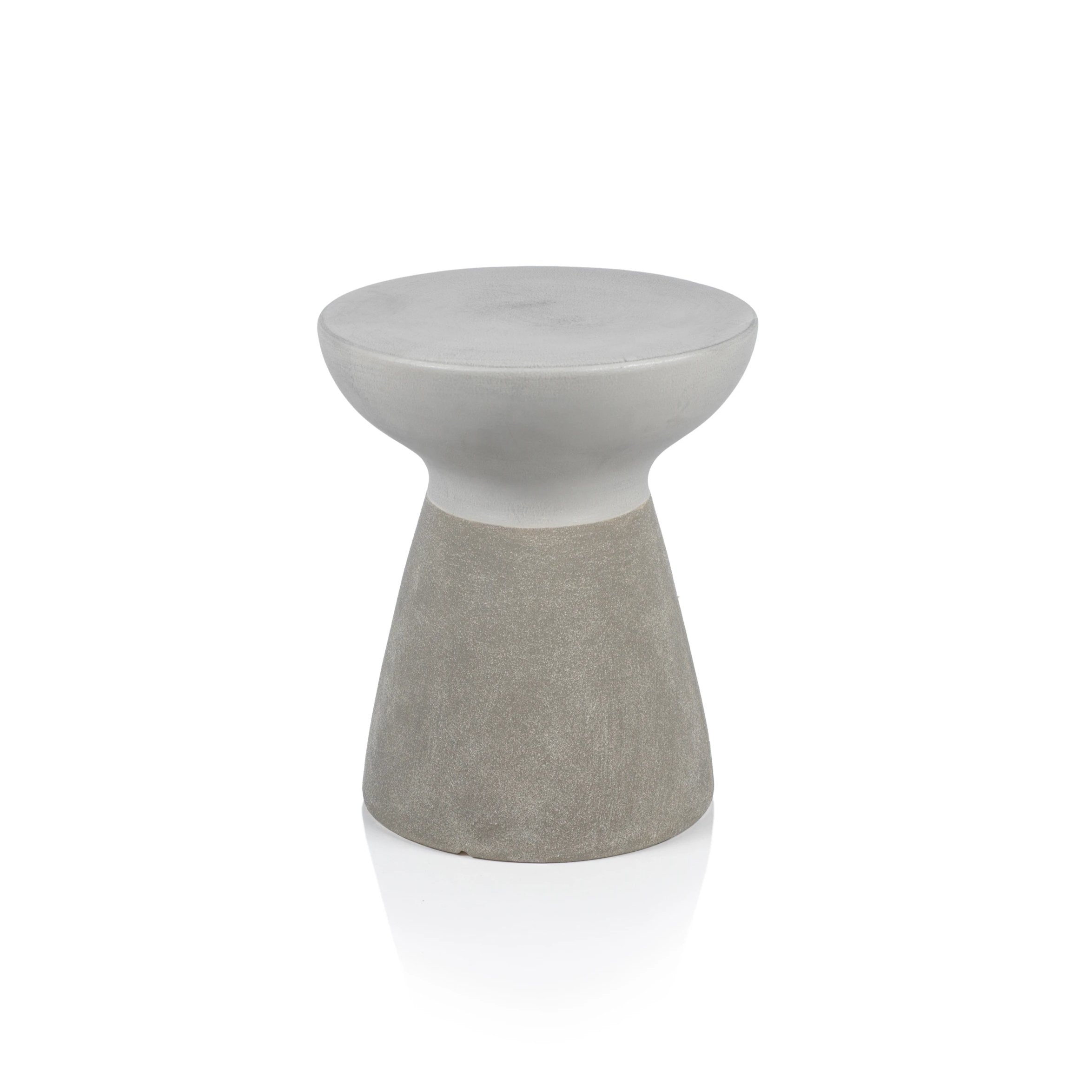 Pablo Earthenware Two Tone Stool - CARLYLE AVENUE
