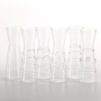 Raised Design Individual Carafes - Set of 6 - Glassware by Carlyle Avenue