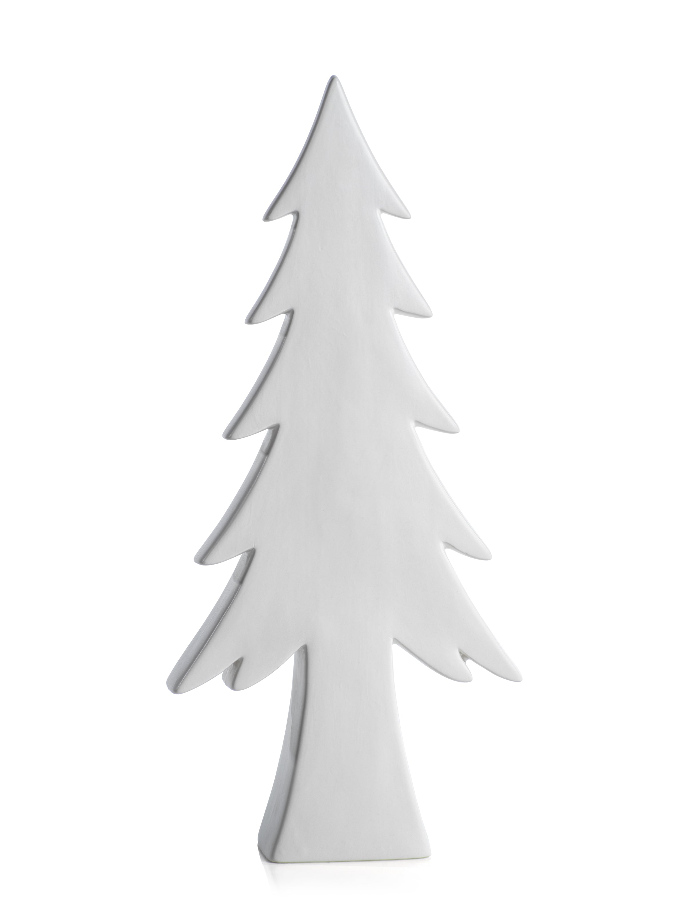 Matt White Decorative Tree - CARLYLE AVENUE