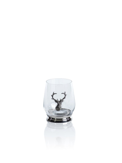 St. Anton Pewter and Glass Pitcher and Tumblers - Drinkware by Carlyle Avenue