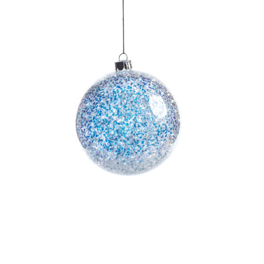 Silver Sequin Ornament - Ornaments by Carlyle Avenue