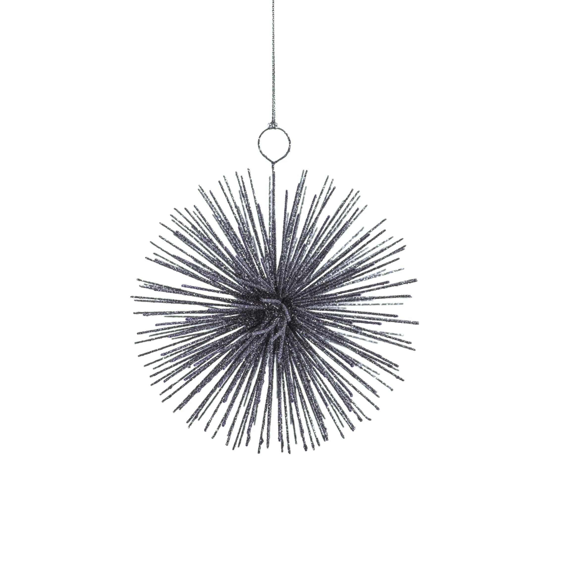 Wire Star Burst Ornament - Silver - CARLYLE AVENUE