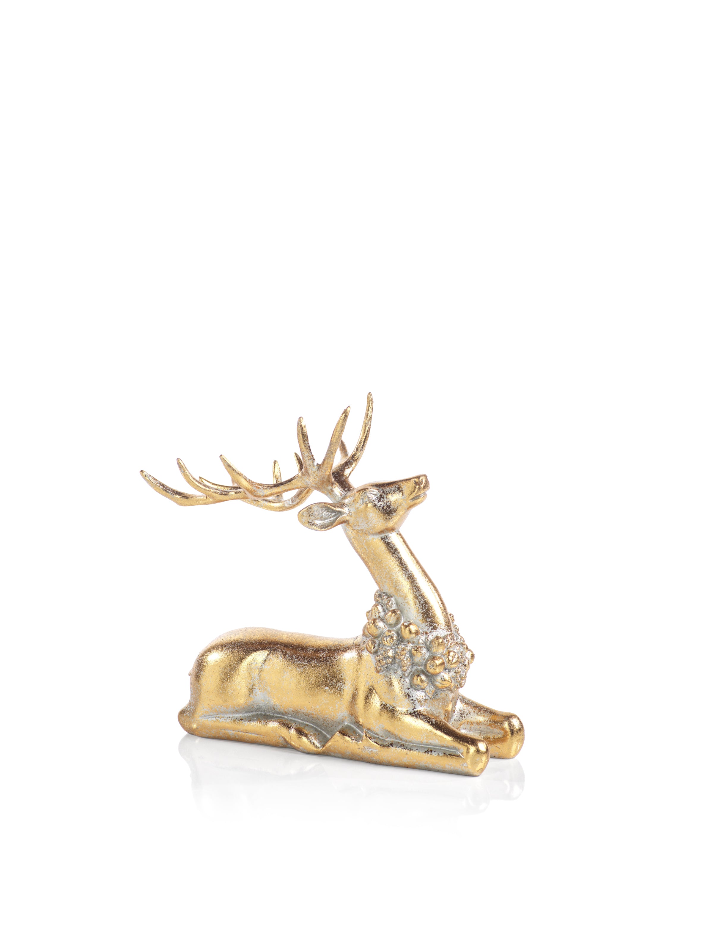 Large Deer with Ornamental Wreath - CARLYLE AVENUE