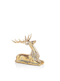 Large Deer with Ornamental Wreath - Holiday Decor by Carlyle Avenue